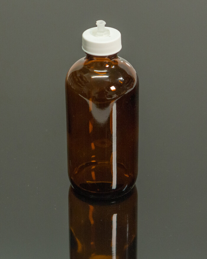 Container, 250 ml Reagent with Luer Assembly and Straw