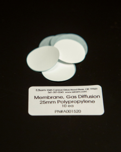 A pile of FS3100 Membranes with a label in front