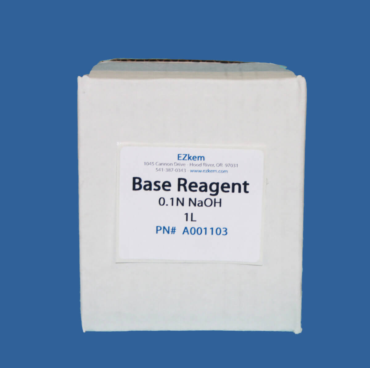 Base Reagent for Available Cyanide, 1L Cubitainer - EZkem
