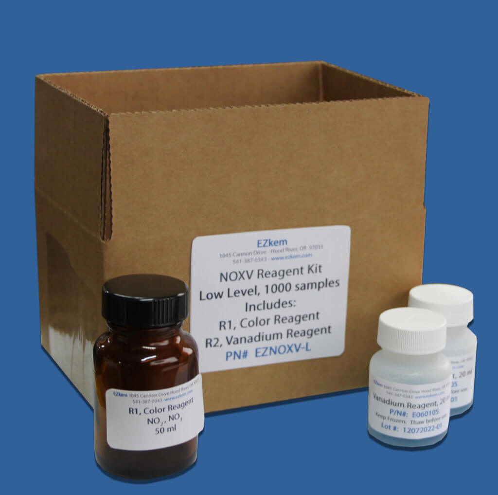 EasyChem 200 Reagent Kit for NOX Vanadium, Low Level, 1000 Samples - EZkem