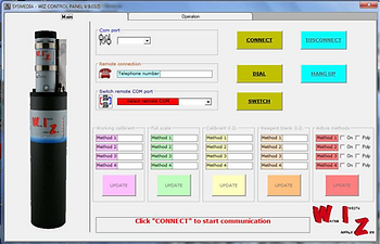 Wiz Probe Software Screen